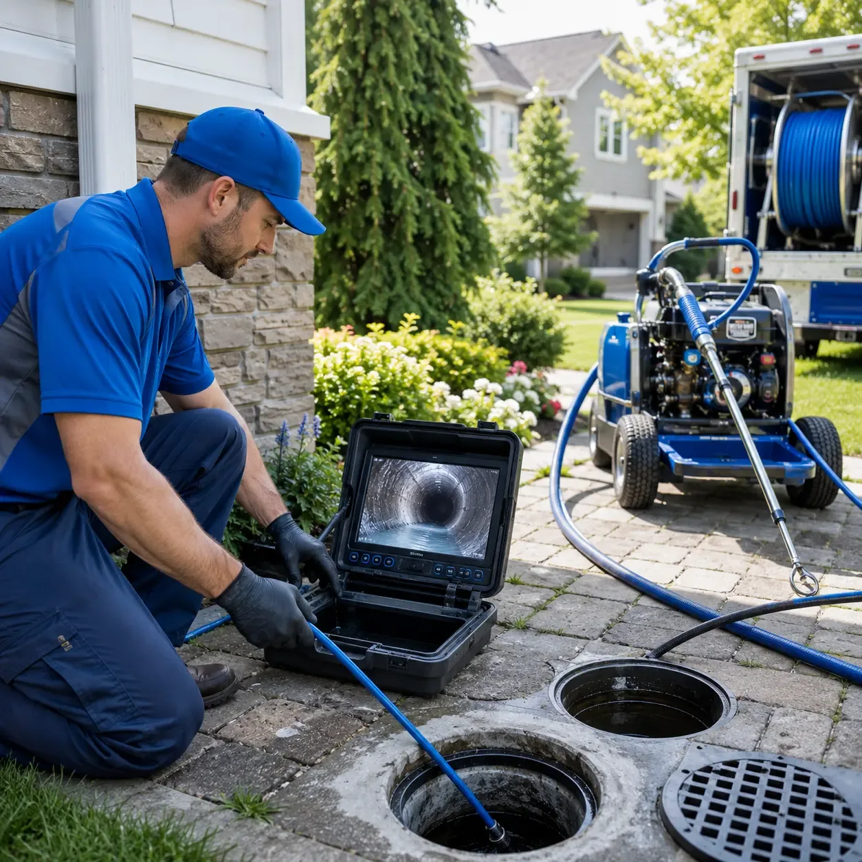 Outdoor drain cleaning professionals serving Wren, OH
