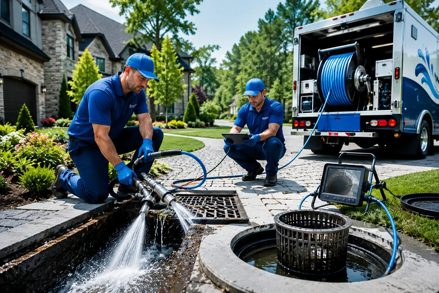 Local outdoor drain cleaning professionals in Wren, OH